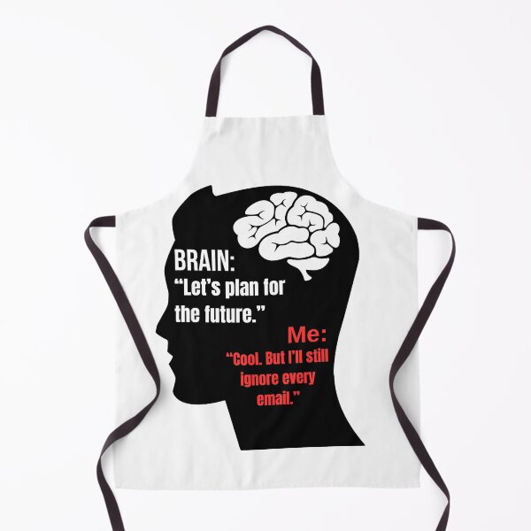Item preview, Brain vs Me – Future Plans & Ignored Emails designed and sold by Teenomix.