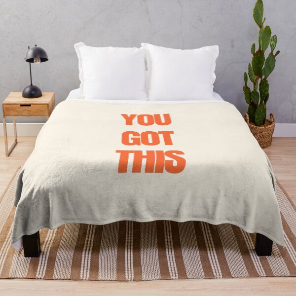 Item preview, You Got This – Burnt Orange Typography on Warm Cream Background designed and sold by thoratsdesign.
