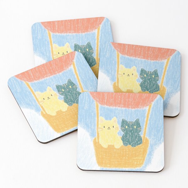 Item preview, Hot Air Balloon Cats designed and sold by itsallaboutcats.