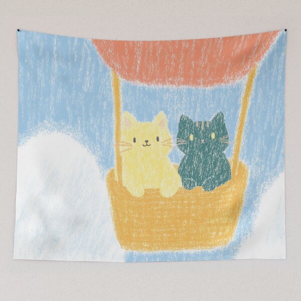 Item preview, Hot Air Balloon Cats designed and sold by itsallaboutcats.