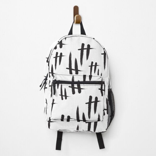 Item preview, Minimal Brush‑Stroke Tally Pattern designed and sold by graphicnew.