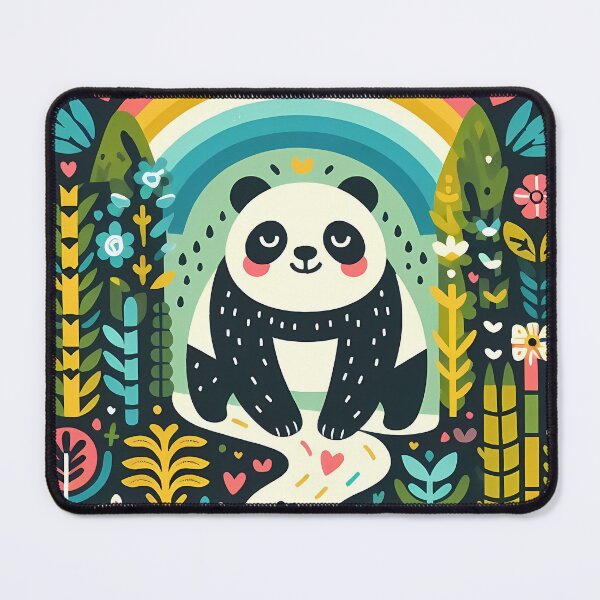 Item preview, Giant Panda - Hope for Wildlife Scandinavian Folk Art by heidiannemorris © designed and sold by FOLK ART FUSION by heidiannemorris.