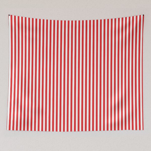 Item preview, Red and White Vertical Stripes – Bold Classic Pattern designed and sold by EmeraldeaArt.
