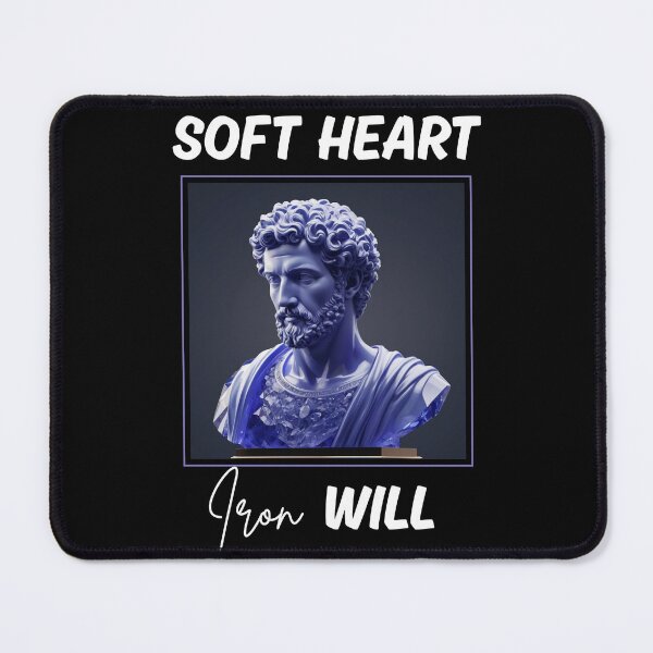 Item preview, Soft Heart, Iron Will - Marcus Aurelius Blue Tanzanite Crystal Stoic Sculpture designed and sold by LexaArtworks.