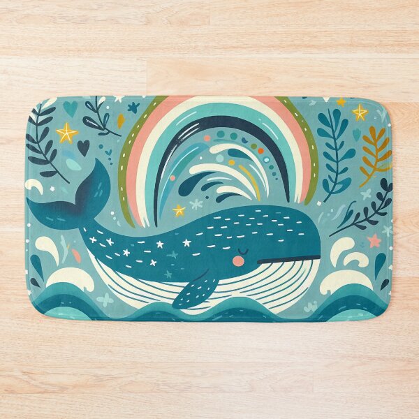 Artikelvorschau, Blauwal - Hoffnung für die Tierwelt Skandinavische Volkskunst von heidiannemorris © entworfen und verkauft von FOLK ART FUSION by heidiannemorris.