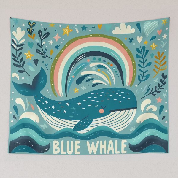 Artikelvorschau, Blauwal - Hoffnung für die Tierwelt Skandinavische Volkskunst von heidiannemorris © entworfen und verkauft von FOLK ART FUSION by heidiannemorris.