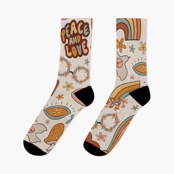 Artikelvorschau, Retro grooviges Blumenmuster-Design-T-Shirt entworfen und verkauft von anandsiva2703.