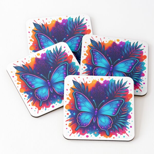 Item preview, Colorful Tropical Butterfly with Splash Effect designed and sold by Cypher-Shop.