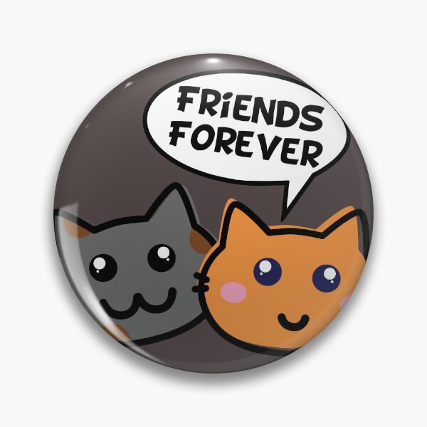 Item preview, friends forever cats classic sticker designed and sold by anandsiva2703.