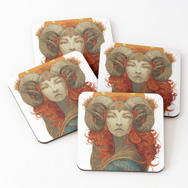 Item preview, "Aries Goddess – The Divine Flame of Zodiac" designed and sold by SantiLab.