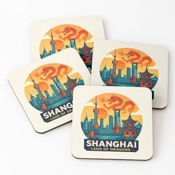 Item preview, Shanghai, China - Land of Dragons designed and sold by Myra365Art.
