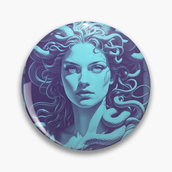 Item preview, Medusa - The Wrongfully Punished Beauty Cursed With Snake Hair designed and sold by RabbitHoleThings.