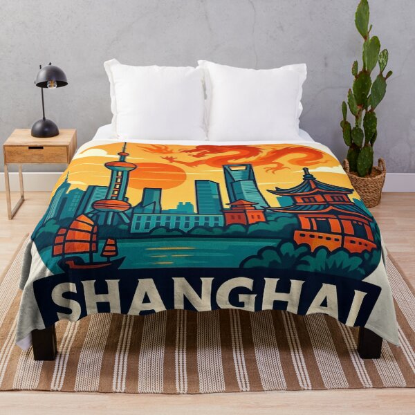 Item preview, Shanghai, China - Land of Dragons designed and sold by Myra365Art.