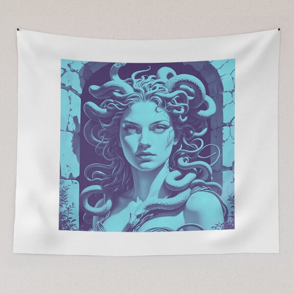 Item preview, Medusa - The Wrongfully Punished Beauty Cursed With Snake Hair designed and sold by RabbitHoleThings.