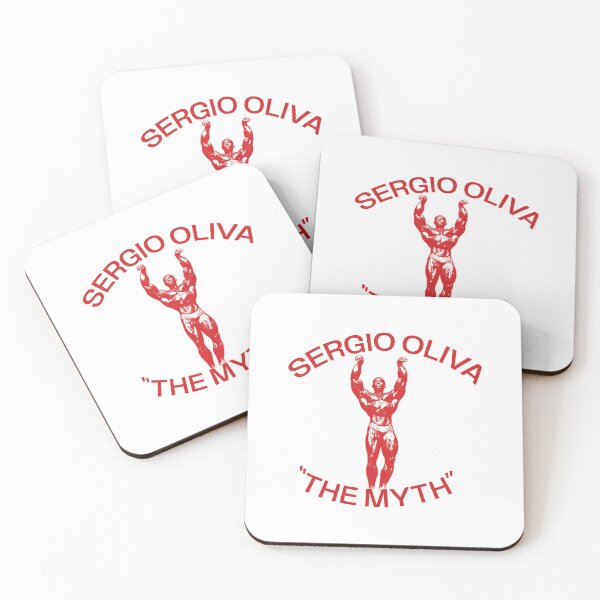 Item preview, Copy of Sergio Oliva The Myth Red designed and sold by GoldenEraTees.