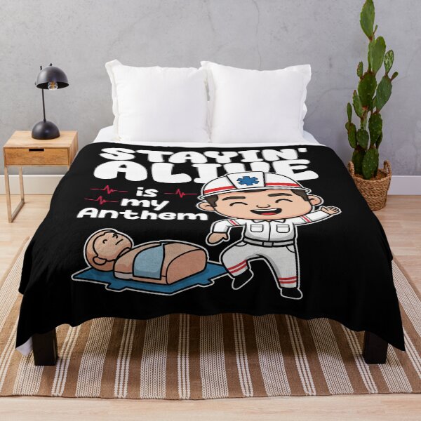 Item preview, STAYIN' ALIVE IS MY ANTHEM - PARAMEDIC designed and sold by KEF Custom.