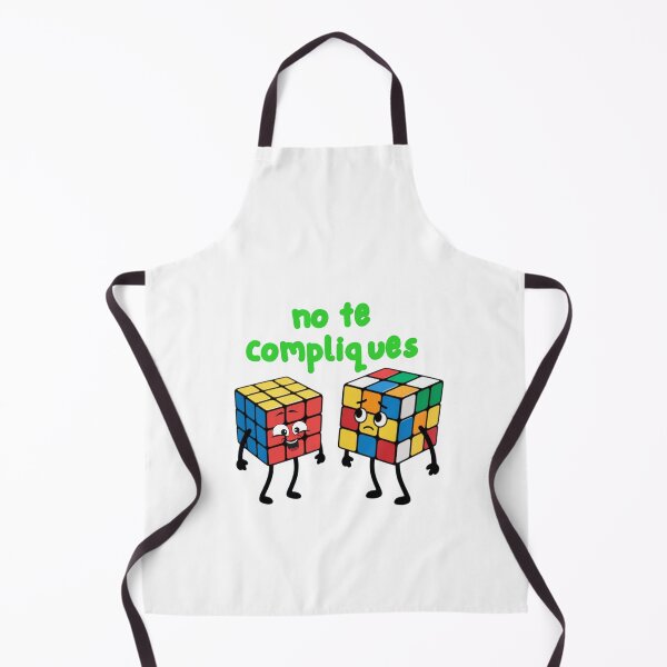 Item preview,  Brain Teaser- Funny Rubik’s Cube Design – “No Te Compliques” Motivational Puzzle Art designed and sold by wellie-chic.