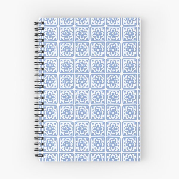 Item preview, Baby Blue Spanish Portuguese Tile Pattern designed and sold by Maussa Ivimas.