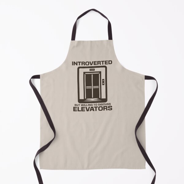Item preview, Introverted But Willing To Discuss Elevators Funny Introvert Elevator Lover designed and sold by KLArtzStore.