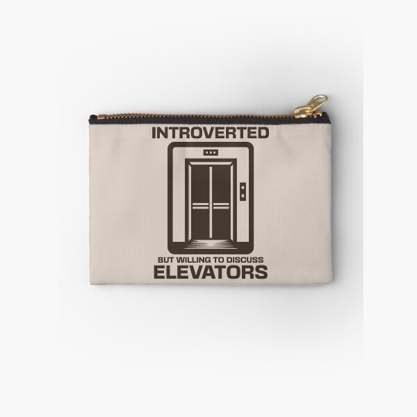 Item preview, Introverted But Willing To Discuss Elevators Funny Introvert Elevator Lover designed and sold by KLArtzStore.