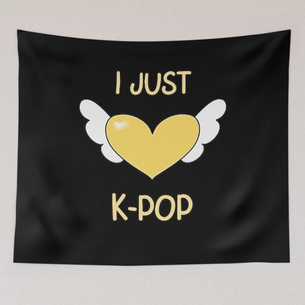 Aperçu de l'œuvre J'ADORE LA K-POP créée et vendue par HugSomeNettles.