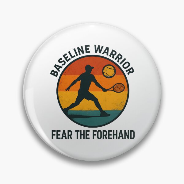 Item preview, Baseline Warrior - Fear the Forehand - Tennis designed and sold by inkNext.