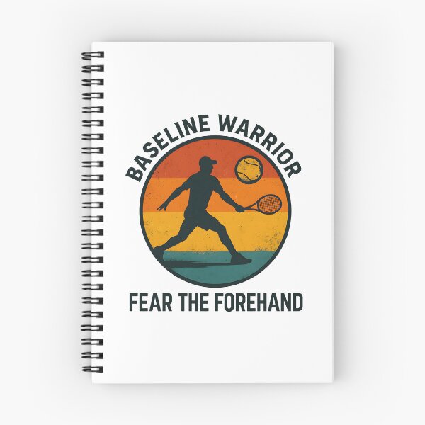 Item preview, Baseline Warrior - Fear the Forehand - Tennis designed and sold by inkNext.