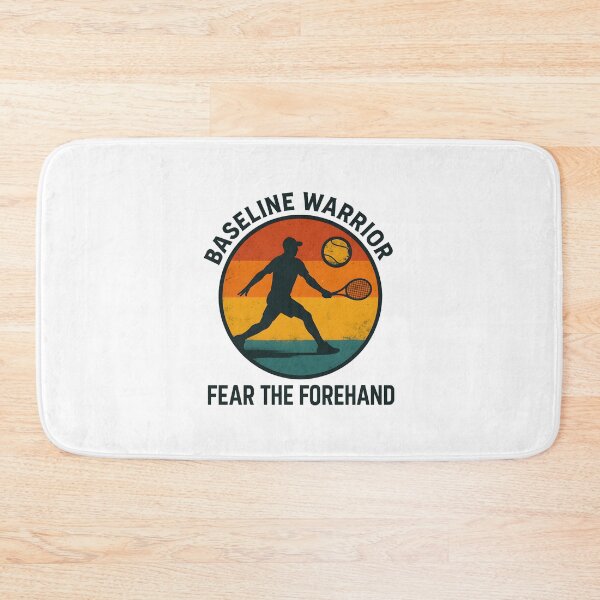 Item preview, Baseline Warrior - Fear the Forehand - Tennis designed and sold by inkNext.
