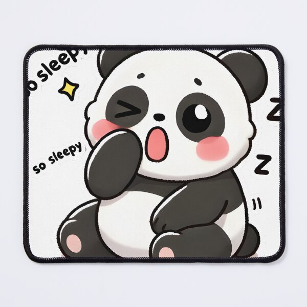 Item preview, Cute Sleepy Panda Yawning designed and sold by Kayqriel.