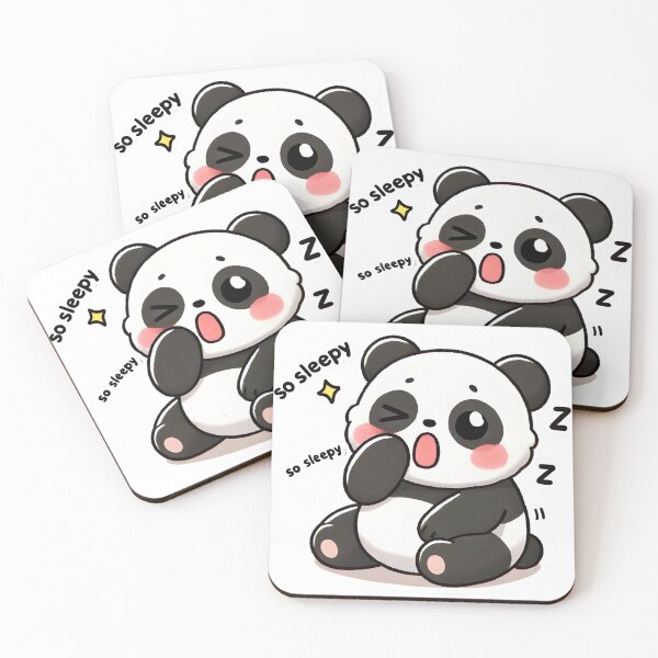 Item preview, Cute Sleepy Panda Yawning designed and sold by Kayqriel.