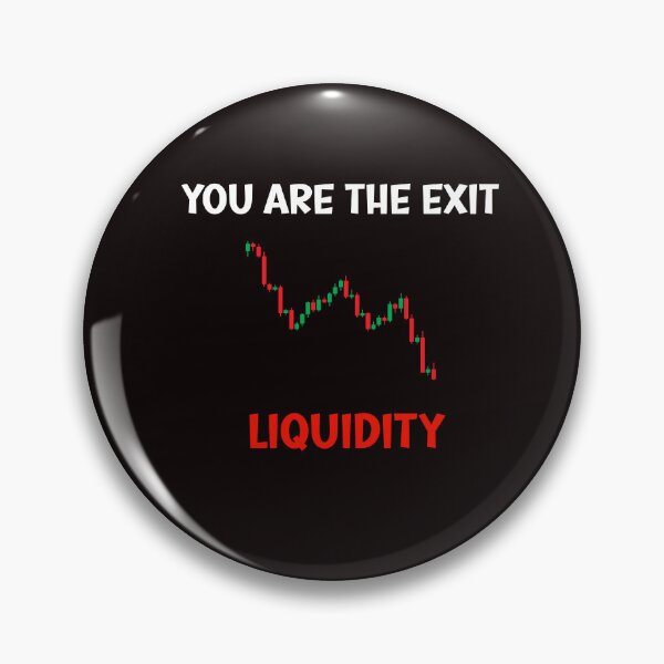 Item preview, You Are The Exit Liquidity Trading Humor designed and sold by Lunari Prints.