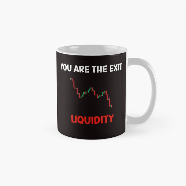 Item preview, You Are The Exit Liquidity Trading Humor designed and sold by Lunari Prints.