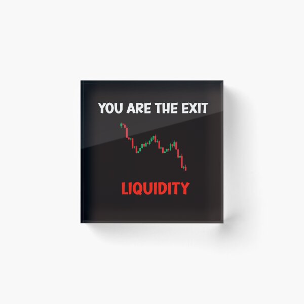 Item preview, You Are The Exit Liquidity Trading Humor designed and sold by Lunari Prints.