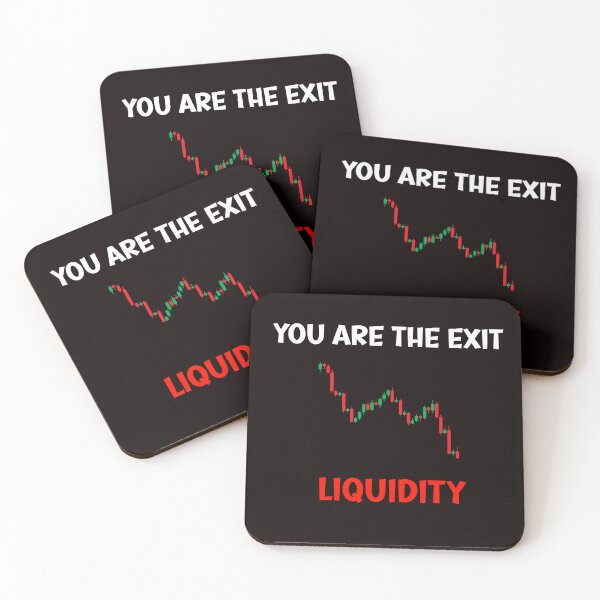 Item preview, You Are The Exit Liquidity Trading Humor designed and sold by Lunari Prints.