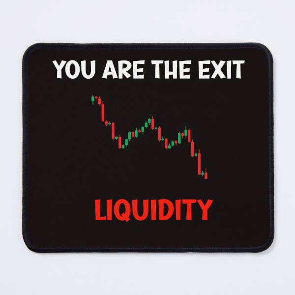 Item preview, You Are The Exit Liquidity Trading Humor designed and sold by Lunari Prints.
