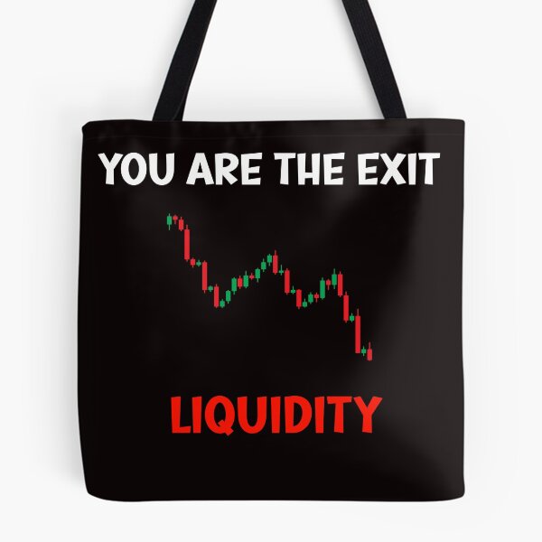 Item preview, You Are The Exit Liquidity Trading Humor designed and sold by Lunari Prints.