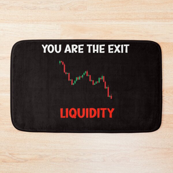 Item preview, You Are The Exit Liquidity Trading Humor designed and sold by Lunari Prints.