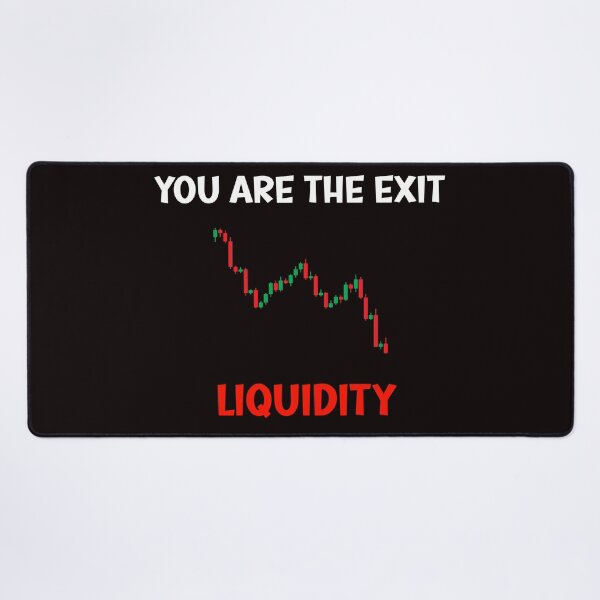 Item preview, You Are The Exit Liquidity Trading Humor designed and sold by Lunari Prints.