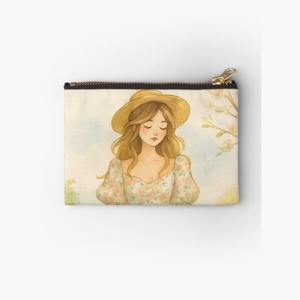 Item preview, Cottagecore Girl, Retro Nature Journal Kit, Flowers, Vintage, Leaves, Garden, Forest. designed and sold by Maussa Ivimas.