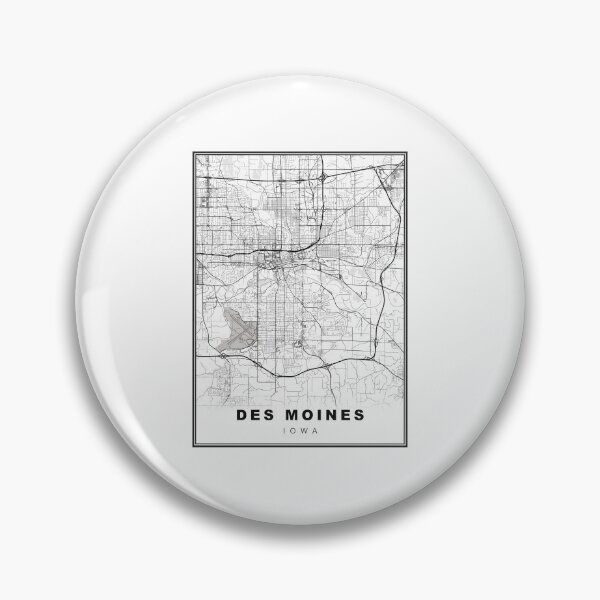 Item preview, Des Moines Map designed and sold by Tamas Das.
