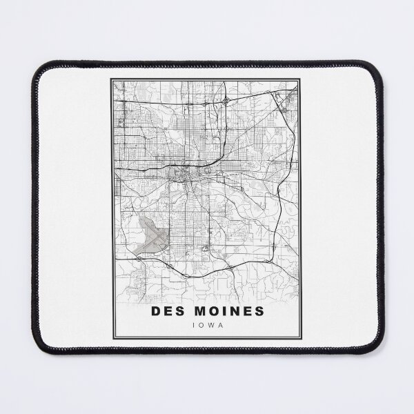 Item preview, Des Moines Map designed and sold by Tamas Das.