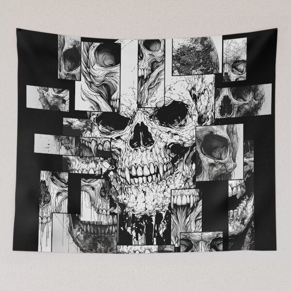 Item preview, skull glitch designed and sold by aliraweb.