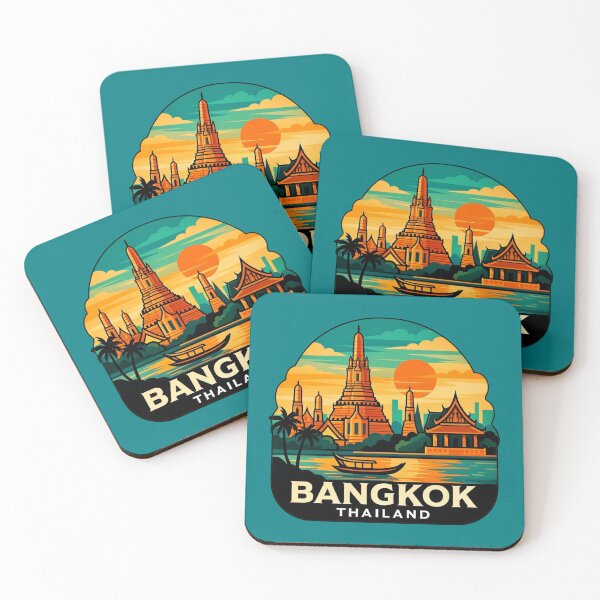 Item preview, Bangkok, Thailand - Wat Arun Sunset designed and sold by Myra365Art.