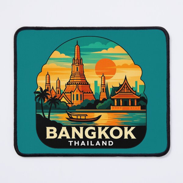 Item preview, Bangkok, Thailand - Wat Arun Sunset designed and sold by Myra365Art.