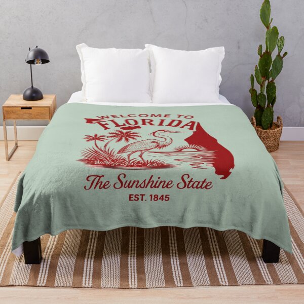 Item preview, Welcome to Florida Retro Travel-the sunshine state est 1845 designed and sold by DollarboysART.
