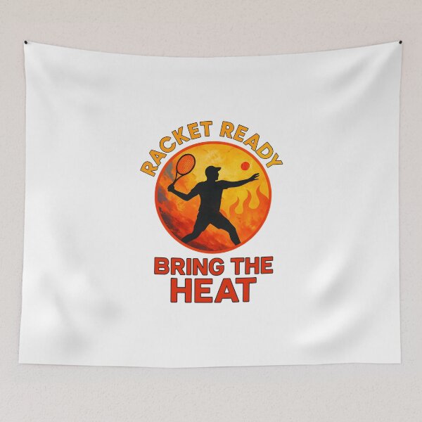Item preview, Racket Ready - Bring the Heat - Tennis designed and sold by inkNext.