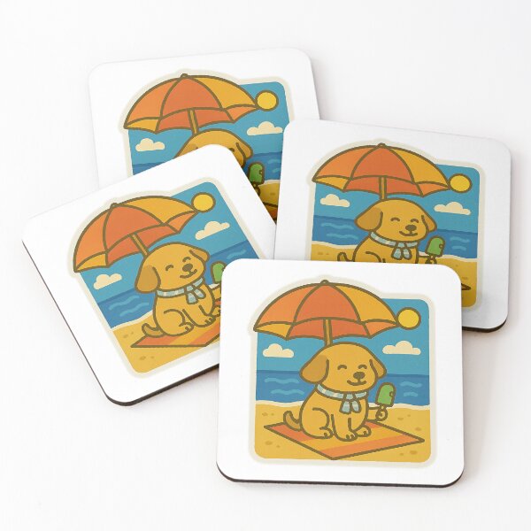 Item preview, Cute Dog Beach Day designed and sold by Solocomp .