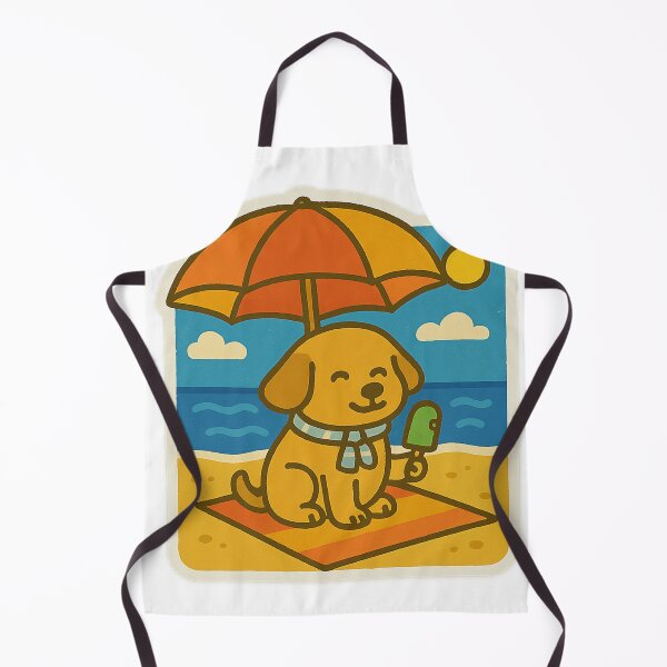 Item preview, Cute Dog Beach Day designed and sold by Solocomp .