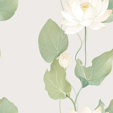 Artwork thumbnail, Lotus Pattern by CoolPixels