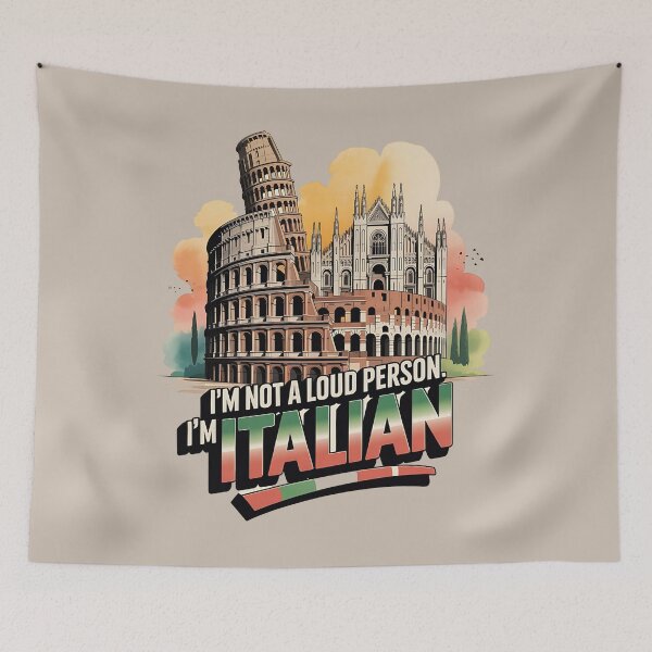 Item preview, I'm italian - The Italy spirit - Simply Italy - The home of Italy - Long live Italy - Funky Italy - The joy of Italy designed and sold by JansenGS.